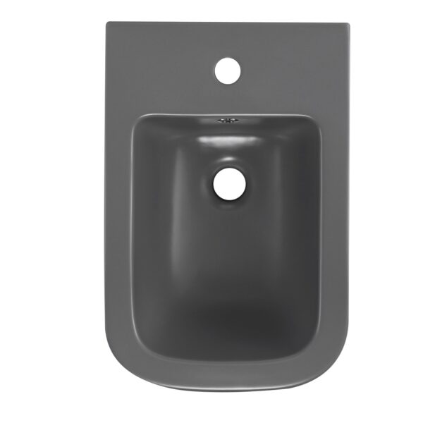Біде підвісне Qtap Tern 520x350x330 мм, Stone grey QT17551303GSG Біде підвісне Qtap Tern 520x350x330 мм, Stone grey QT17551303GSG