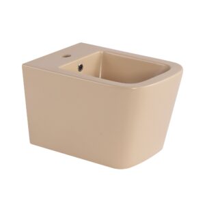 Біде підвісне Qtap Tern 520x350x330 мм, Beige QT17551303GSB Біде підвісне Qtap Tern 520x350x330 мм, Beige QT17551303GSB