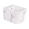 Біде підвісне Qtap Tern 520x350x330 мм, Marble QT17551303GMR Біде підвісне Qtap Tern 520x350x330 мм, Marble QT17551303GMR
