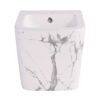 Біде підвісне Qtap Tern 520x350x330 мм, Marble QT17551303GMR Біде підвісне Qtap Tern 520x350x330 мм, Marble QT17551303GMR