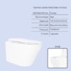Готове рішення Qtap для ванної кімнати: підвісний унітаз Swan Ultra Quiet 520x360x320 + комплект інсталяції Nest 4 в 1 (кругла Готове рішення Qtap для ванної кімнати: підвісний унітаз Swan Ultra Quiet 520x360x320 + комплект інсталяції Nest 4 в 1 (кругла