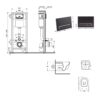 Готове рішення Qtap для ванної кімнати: підвісний унітаз Swan Ultra Quiet 520x360x320 + комплект інсталяції Nest 4 в 1 (лінійна Готове рішення Qtap для ванної кімнати: підвісний унітаз Swan Ultra Quiet 520x360x320 + комплект інсталяції Nest 4 в 1 (лінійна
