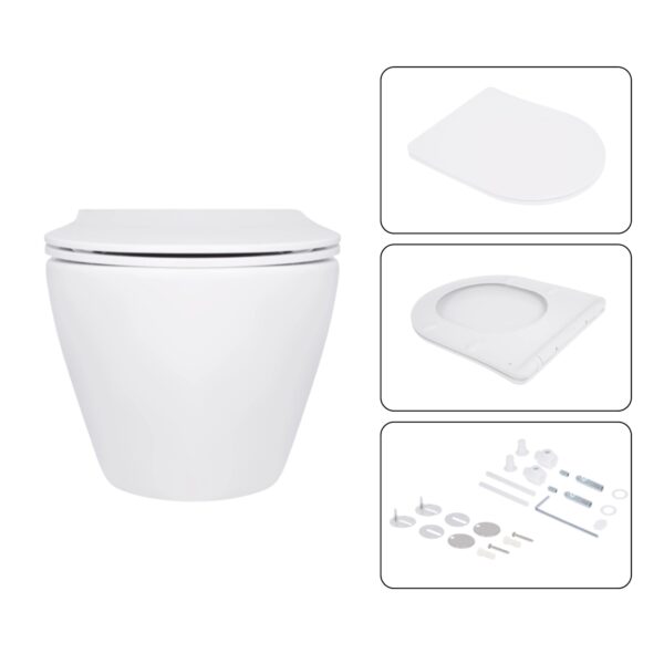 Готовое решение Qtap для ванной комнаты: подвесной унитаз Jay Ultra Quiet 520x360x320 + комплект инсталляции Nest 4 в 1 (квадратный Готове рішення Qtap для ванної кімнати: підвісний унітаз Jay Ultra Quiet 520x360x320 + комплект інсталяції Nest 4 в 1 (квадратна