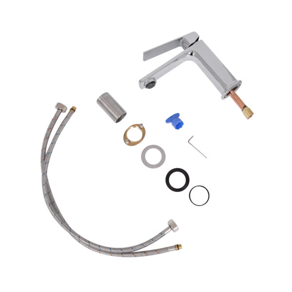Змішувач для раковини низький Qtap Capricorn, Chrome (k26) QTCAP1060102C48219 Змішувач для раковини низький Qtap Capricorn, Chrome (k26) QTCAP1060102C48219