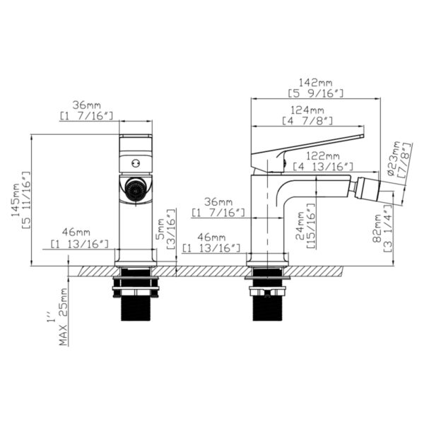 Змішувач для біде Qtap Capricorn Chrome (k26) QTCAP2060102C48223 Змішувач для біде Qtap Capricorn Chrome (k26) QTCAP2060102C48223