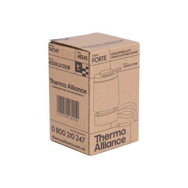 Thermo Alliance Forte Сервопривід 230В, M30x1,5, для термостат. кранів TAF347 Thermo Alliance Forte Сервопривід 230В, M30x1,5, для термостат. кранів TAF347