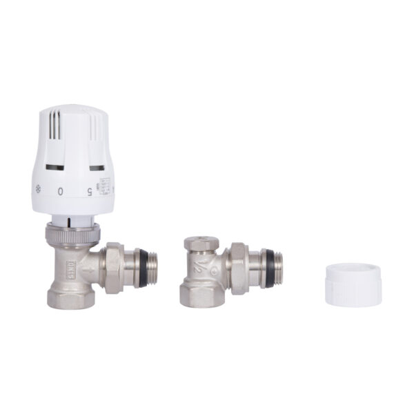 Термостатичний набір Thermo Alliance Standart кутовий 1/2" TAS352W15 Термостатичний набір Thermo Alliance Standart кутовий 1/2" TAS352W15
