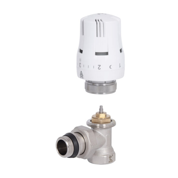 Термостатичний набір Thermo Alliance Standart кутовий 1/2" TAS352W15 Термостатичний набір Thermo Alliance Standart кутовий 1/2" TAS352W15