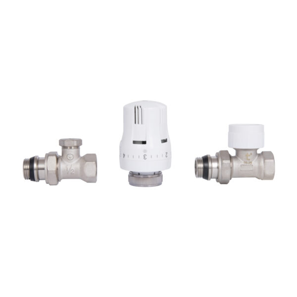 Термостатичний набір Thermo Alliance Standart прямий 1/2" TAS353W15 Термостатичний набір Thermo Alliance Standart прямий 1/2" TAS353W15