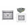 Lidz Handmade H6050H Мийка для кухні інтегрована Decor Honeycomb 2,5/0,5 мм LDH6050DEC48370 Lidz Handmade H6050H Мийка для кухні інтегрована Decor Honeycomb 2,5/0,5 мм LDH6050DEC48370