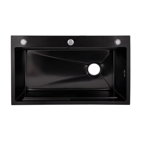 Lidz Handmade H7545B Мойка для кухни интегрированная Decor Black PVD Honeycomb 3,0/1,0 мм LDH7545BDECPVD48373 Lidz Handmade H7545B Мийка для кухні інтегрована Decor Black PVD Honeycomb 3,0/1,0 мм LDH7545BDECPVD48373