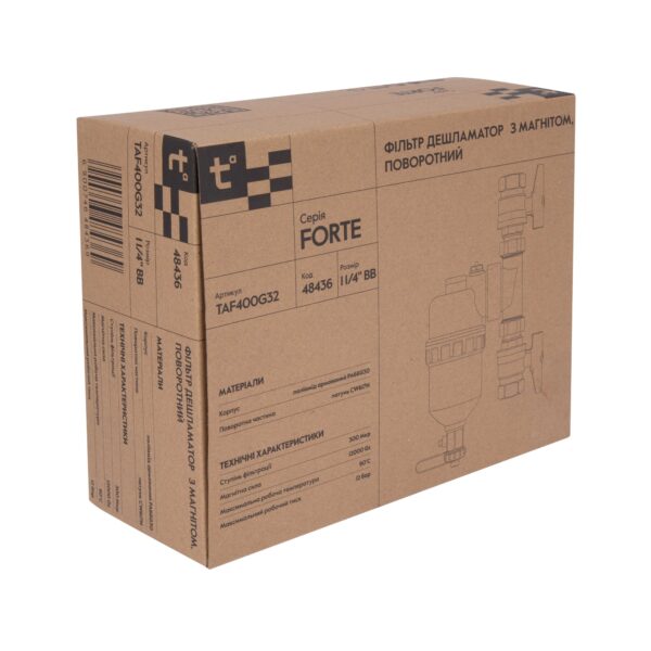 Фільтр-дешламатор Thermo Alliance Forte 1 1/4", поворотний (магнітний шламоуловлювач) TAF400G32 Фільтр-дешламатор Thermo Alliance Forte 1 1/4", поворотний (магнітний шламоуловлювач) TAF400G32
