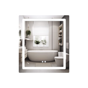 Зеркало Lidz Kubis 700х800 с LED-подсветкой Touch, с антизапотеванием, с диммером, рег. яркости LD78LF904708048447 Дзеркало Lidz Kubis 700х800 з LED-підсвічуванням Touch, з антизапотіванням, з димером, рег. яскравості LD78LF904708048447