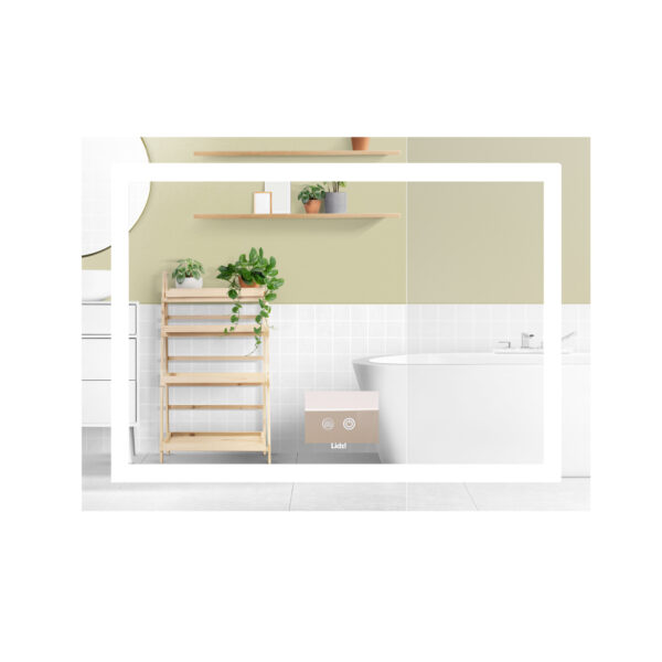 Дзеркало Lidz Kubis (KU1) 900х700 з LED-підсвічуванням Touch, з антизапотіванням, з димером, рег. яскравості LD78LF904907048451 Дзеркало Lidz Kubis (KU1) 900х700 з LED-підсвічуванням Touch, з антизапотіванням, з димером, рег. яскравості LD78LF904907048451