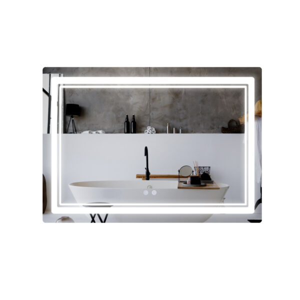 Зеркало Qtap Cardinal (CA2) 1200х800 с LED-подсветкой Touch, с антизапотеванием, с диммером, рег. темп цвета (3000-6500K) Дзеркало Qtap Cardinal (CA2) 1200х800 з LED-підсвічуванням Touch, з антизапотіванням, з димером, рег. темп. кольору (3000-6500K)