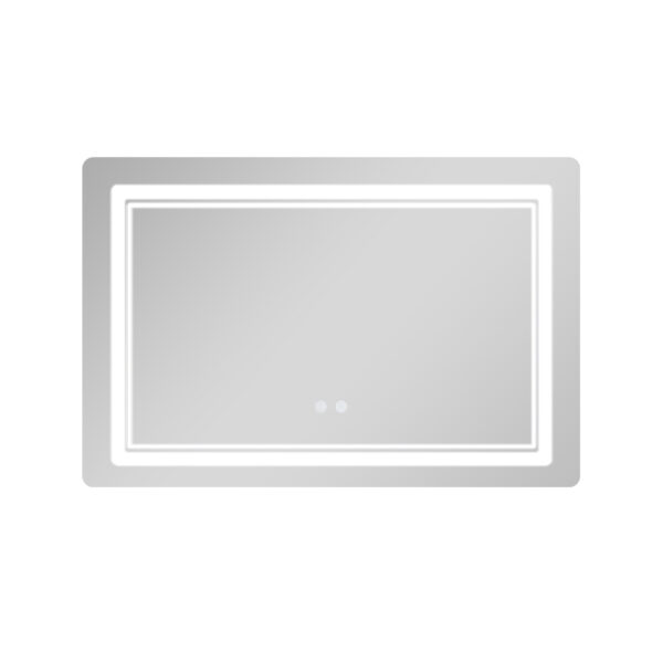 Зеркало Qtap Cardinal (CA2) 800х600 с LED-подсветкой Touch, с антизапотеванием, с диммером, рег. темп цвета (3000-6500K) Дзеркало Qtap Cardinal (CA2) 800х600 з LED-підсвічуванням Touch, з антизапотіванням, з димером, рег. темп. кольору (3000-6500K)