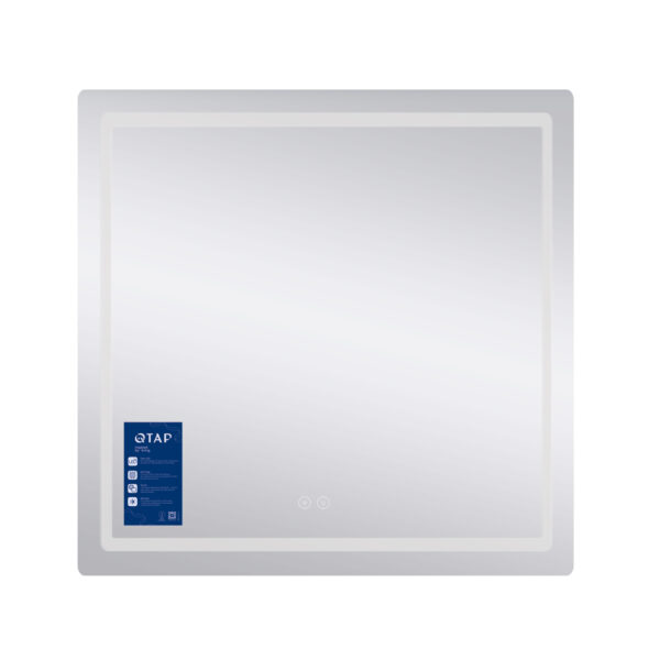 Зеркало Qtap Mideya (MI2) 700х800 с LED-подсветкой Touch, с антизапотеванием, диммером, рег. яркости QT2078DCF7080 Дзеркало Qtap Mideya (MI2) 700х800 з LED-підсвічуванням Touch, з антизапотіванням, димером, рег. яскравості QT2078DCF7080