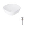 Комплект Qtap Kolibri: Раковина накладна 400x400x140 мм, White, квадратна + Донний клапан Pop-up PU02 Комплект Qtap Kolibri: Раковина накладна 400x400x140 мм, White, квадратна + Донний клапан Pop-up PU02