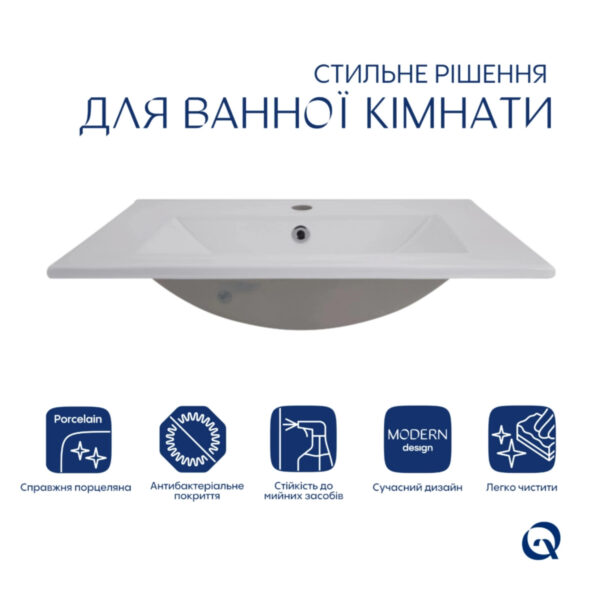 Комплект Albatross: Раковина врізна меблева 620x460x180 мм, White, прямокутна + Донний клапан Pop-up PU02O Комплект Albatross: Раковина врізна меблева 620x460x180 мм, White, прямокутна + Донний клапан Pop-up PU02O