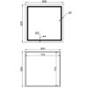 Дзеркало Qtap Mideya (MI1) 800x800 з LED-підсвічуванням Touch, з антизапотіванням, димером, рег. яскравості QT2078NCF808048477 Дзеркало Qtap Mideya (MI1) 800x800 з LED-підсвічуванням Touch, з антизапотіванням, димером, рег. яскравості QT2078NCF808048477