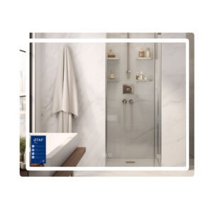 Зеркало Qtap Mideya (MI2) 900х700 с LED-подсветкой Touch, с антизапотеванием, с диммером, рег. яркости QT2078NCF9070 Дзеркало Qtap Mideya (MI2) 900х700 з LED-підсвічуванням Touch, з антизапотіванням, з димером, рег. яскравості QT2078NCF9070