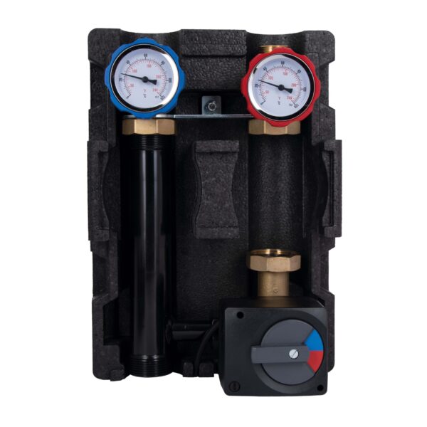Насосна група Icma №R001 1 1/2"x1" підключення праворуч, без насоса 93R001AFD53SC
