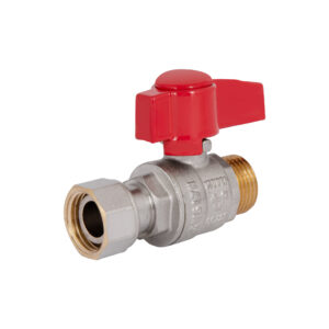 Кран кульовий Thermo Alliance Standart 1/2"ВЗ прямий, PN40, з накидною гайкою TAS261W15 Кран кульовий Thermo Alliance Standart 1/2"ВЗ прямий, PN40, з накидною гайкою TAS261W15