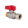 Кран кульовий Thermo Alliance Standart 1/2"ВЗ прямий, PN40, з накидною гайкою TAS261W15 Кран кульовий Thermo Alliance Standart 1/2"ВЗ прямий, PN40, з накидною гайкою TAS261W15