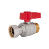 Кран кульовий Thermo Alliance Standart 3/4"ВЗ прямий, PN40, з накидною гайкою TAS261W20 Кран кульовий Thermo Alliance Standart 3/4"ВЗ прямий, PN40, з накидною гайкою TAS261W20