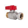 Кран кульовий Thermo Alliance Standart 3/4"ВЗ прямий, PN40, з накидною гайкою TAS261W20 Кран кульовий Thermo Alliance Standart 3/4"ВЗ прямий, PN40, з накидною гайкою TAS261W20