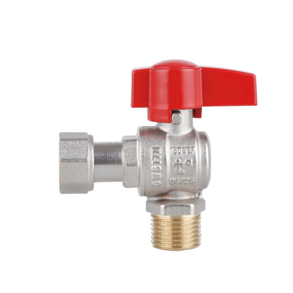 Кран шаровой Thermo Alliance Standart 1/2"ВЗ угловой, PN40, с накидной гайкой TAS224W15 Кран кульовий Thermo Alliance Standart 1/2"ВЗ кутовий, PN40, з накидною гайкою TAS224W15