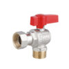 Кран кульовий Thermo Alliance Standart 3/4"ВЗ кутовий, PN40, з накидною гайкою TAS224W20 Кран кульовий Thermo Alliance Standart 3/4"ВЗ кутовий, PN40, з накидною гайкою TAS224W20
