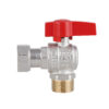 Кран кульовий Thermo Alliance Standart 3/4"ВЗ кутовий, PN40, з накидною гайкою TAS224W20 Кран кульовий Thermo Alliance Standart 3/4"ВЗ кутовий, PN40, з накидною гайкою TAS224W20