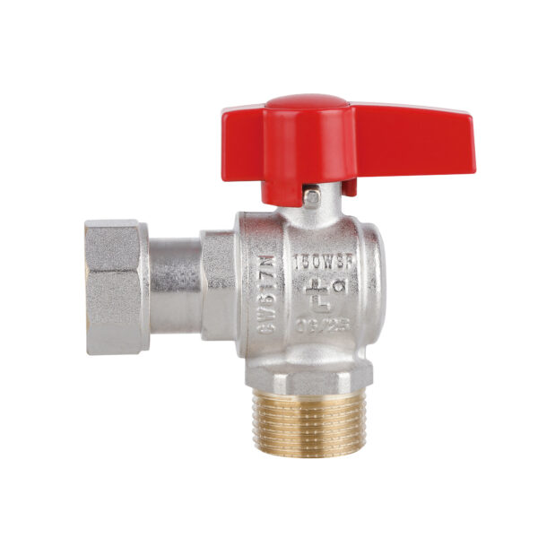 Кран кульовий Thermo Alliance Standart 3/4"ВЗ кутовий, PN40, з накидною гайкою TAS224W20 Кран кульовий Thermo Alliance Standart 3/4"ВЗ кутовий, PN40, з накидною гайкою TAS224W20