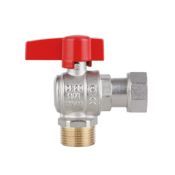 Кран кульовий Thermo Alliance Standart 3/4"ВЗ кутовий, PN40, з накидною гайкою TAS224W20 Кран кульовий Thermo Alliance Standart 3/4"ВЗ кутовий, PN40, з накидною гайкою TAS224W20