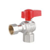 Кран кульовий Thermo Alliance Standart 1/2"ВВ кутовий, PN40, з накидною гайкою TAS223W15 Кран кульовий Thermo Alliance Standart 1/2"ВВ кутовий, PN40, з накидною гайкою TAS223W15