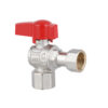 Кран кульовий Thermo Alliance Standart 1/2"ВВ кутовий, PN40, з накидною гайкою TAS223W15 Кран кульовий Thermo Alliance Standart 1/2"ВВ кутовий, PN40, з накидною гайкою TAS223W15