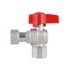 Кран кульовий Thermo Alliance Standart 1/2"ВВ кутовий, PN40, з накидною гайкою TAS223W15 Кран кульовий Thermo Alliance Standart 1/2"ВВ кутовий, PN40, з накидною гайкою TAS223W15