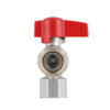 Кран кульовий Thermo Alliance Standart 1/2"ВВ кутовий, PN40, з накидною гайкою TAS223W15 Кран кульовий Thermo Alliance Standart 1/2"ВВ кутовий, PN40, з накидною гайкою TAS223W15