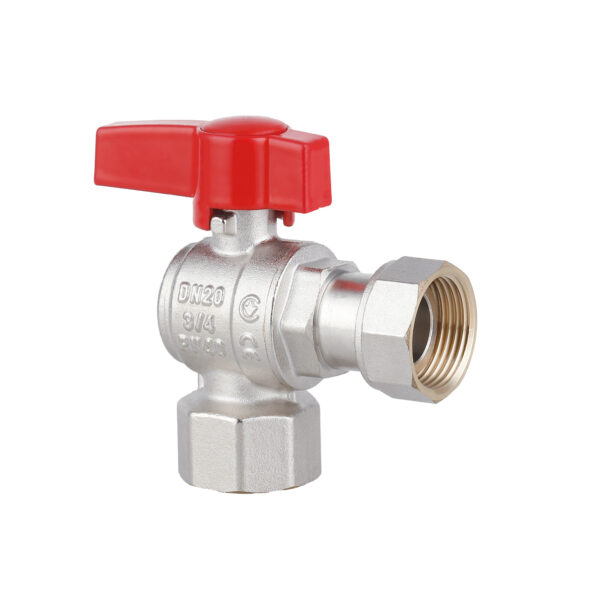 Кран кульовий Thermo Alliance Standart 3/4"ВВ кутовий, PN40, з накидною гайкою TAS223W20 Кран кульовий Thermo Alliance Standart 3/4"ВВ кутовий, PN40, з накидною гайкою TAS223W20
