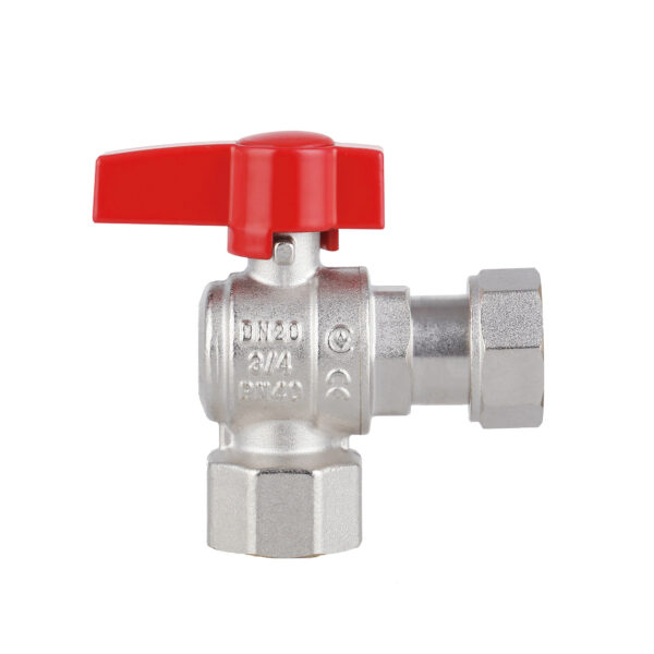 Кран кульовий Thermo Alliance Standart 3/4"ВВ кутовий, PN40, з накидною гайкою TAS223W20 Кран кульовий Thermo Alliance Standart 3/4"ВВ кутовий, PN40, з накидною гайкою TAS223W20