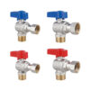Комплект кутовий кранів Thermo Alliance Standart 1/2"ВН -3/4"ВН з накидною гайкою для підключення котла TAS225RBW1520 Комплект кутовий кранів Thermo Alliance Standart 1/2"ВН -3/4"ВН з накидною гайкою для підключення котла TAS225RBW1520