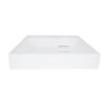 Раковина на пральну машину Qtap Arvin 595x595x115 мм, White QTARV2365WHI48575