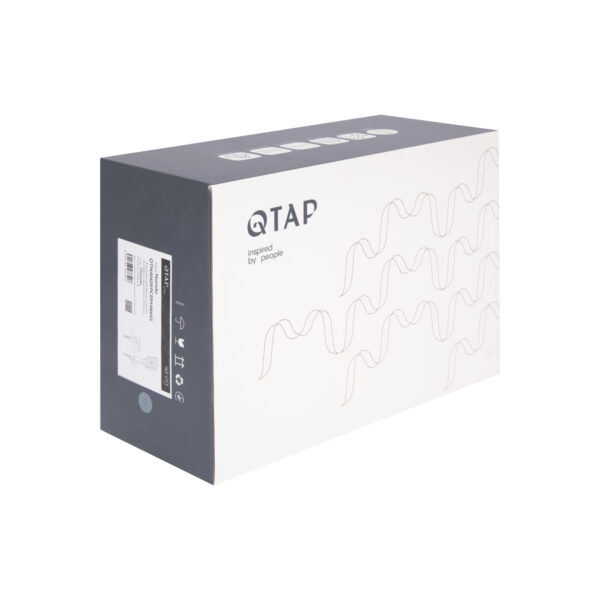 Змішувач для ванни Qtap Nando з душовим гарнітуром QTNAN259CRM48651 Chrome Змішувач для ванни Qtap Nando з душовим гарнітуром QTNAN259CRM48651 Chrome