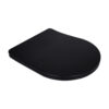 Сидіння для унітаза Qtap (Robin 490) 425x363x50 мм, Matt Black, з мікроліфтом Slim Duroplast, Quick Release QTSC179MB48676 Сидіння для унітаза Qtap (Robin 490) 425x363x50 мм, Matt Black, з мікроліфтом Slim Duroplast, Quick Release QTSC179MB48676