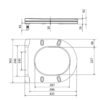 Сидіння для унітаза Qtap (Robin 490) 425x363x50 мм, Matt Black, з мікроліфтом Slim Duroplast, Quick Release QTSC179MB48676 Сидіння для унітаза Qtap (Robin 490) 425x363x50 мм, Matt Black, з мікроліфтом Slim Duroplast, Quick Release QTSC179MB48676