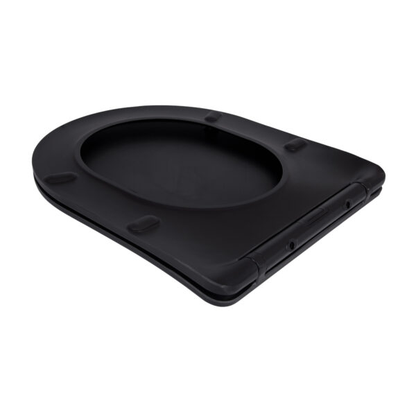 Сидіння для унітаза Qtap (Robin 490) 425x363x50 мм, Matt Black, з мікроліфтом Slim Duroplast, Quick Release QTSC179MB48676 Сидіння для унітаза Qtap (Robin 490) 425x363x50 мм, Matt Black, з мікроліфтом Slim Duroplast, Quick Release QTSC179MB48676