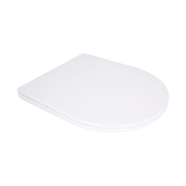 Qtap Сидіння для унітаза (Jay 640, Swan 640) 422x360x30 мм, White, з мікроліфтом, Slim Duroplast, Quick Release QTSC179W48699