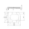 Qtap Сидіння для унітаза (Crow 640) 460x350x47 мм, White, з мікроліфтом, Slim Duroplast, Quick Release QTSC179W48700