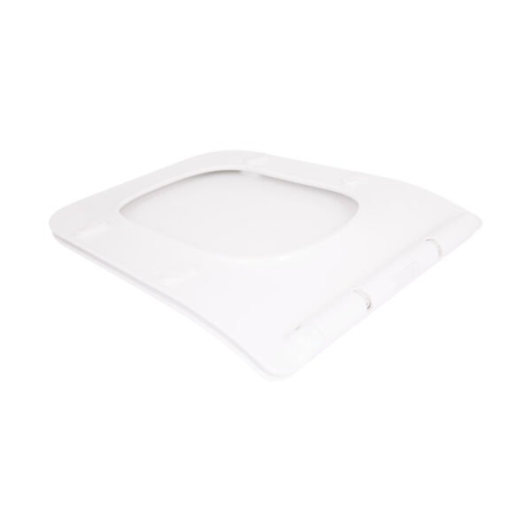 Qtap Сидіння для унітаза (Crow 640) 460x350x47 мм, White, з мікроліфтом, Slim Duroplast, Quick Release QTSC179W48700